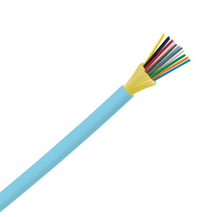 Panduit FODRZ12Y 12-fiber Riser 50Âµm 10Gig OM4 Distribution, Non-Ribbon Cable
