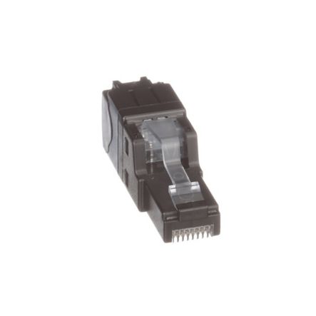 Panduit FP6X88MTG-X | TX6A RJ45, Cat 6A UTP Field Term Plug, 22-26 AWG, Black