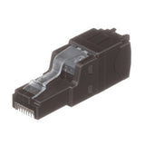 Panduit FP6X88MTG-X | TX6A RJ45, Cat 6A UTP Field Term Plug, 22-26 AWG, Black