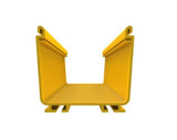 Panduit FR4X4YL2 | FiberRunner 4" x 4" Hinged Channel