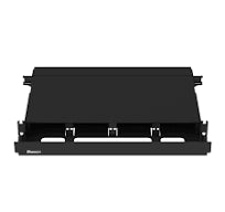 Panduit FRE1UBL | Opticom Rack Mount Enclosure, Black, 1 Ru, 4 Ports