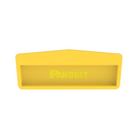 Panduit FREC12X4YL | FiberRunner End Cap Fitting, 12x4, Yellow