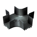 Panduit FRFWC4X4LBL | FIBERRUNNER 4- WAY CROSS, ATTACHES TO 4" X 4" CHANNELS