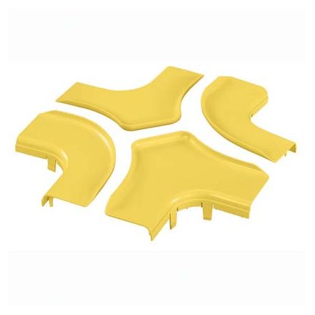 Panduit FRFWCSC6LYL | FIBERRUNNER 4-WAY CROSS COVER