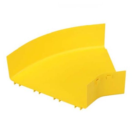 Panduit FRH4512X4LYL | FIBERRUNNER HORIZONTAL FITTING, FOR 12X4 CHANNEL, LSZH