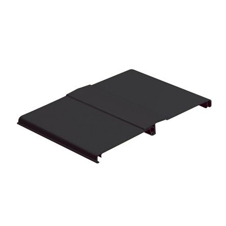 Panduit FRHC12BL6 | FIBERRUNNER SNAP-ON HINGED COVER FOR CHANNEL FR12X4BL6, BLACK