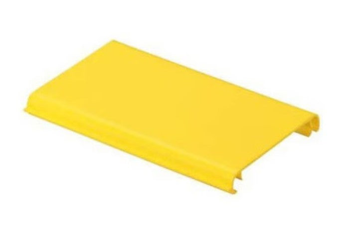 Panduit FRHC4YL10 | FiberRunner 4"x4" Cover , Snap-on Hinged