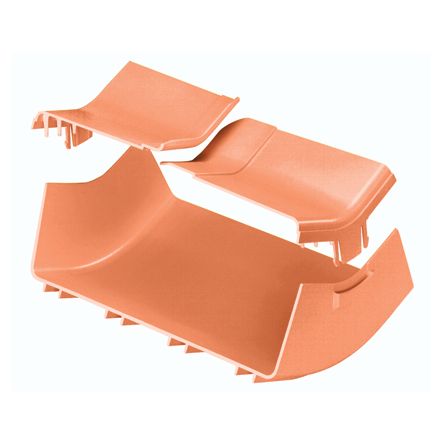 Panduit FRIV4512X4OR | Fiberrunner Angled Fitting