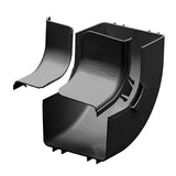 Panduit FRIVRA6X4LBL | FIBERRUNNER INSIDE VERTICAL ANGLE FITTING, 90 DEGREE