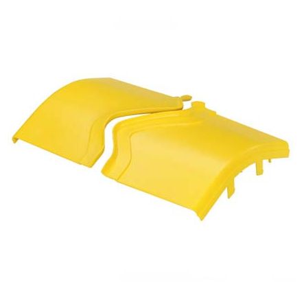 Panduit FROV45SC12LYL | FIBERRUNNER OUTSIDE VERTICAL ANGLE COVER, 45 DEGREE
