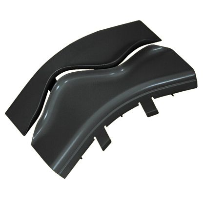 Panduit FROV45SC6LBL | FIBERRUNNER OUTSIDE VERTICAL ANGLE COVER, 45 DEGREE