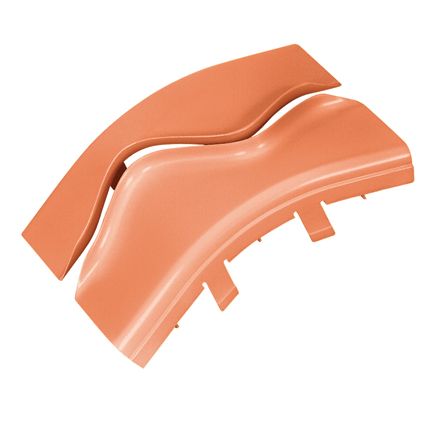 Panduit FROV45SC6OR | Fiberrunner Angled Fitting Cover