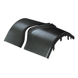 Panduit FROVRASC12LBL | FIBERRUNNER COVER 12X4 OUTSIDE VERTICAL RIGHT-ANGLE, LSZH, BLACK