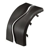 Panduit FROVRASC6LBL | FIBERRUNNER COVER 6X4 OUTSIDE VERTICAL RIGHT-ANGLE, LSZH, BLACK