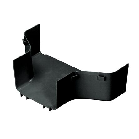 Panduit FRRF126LSBL | FiberRunner Fitting, Reducer from 12x4 to 6x4, Black