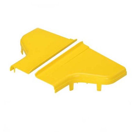 Panduit FRRF126SCLYL | FIBERRUNNER RIGHT REDUCER COVER