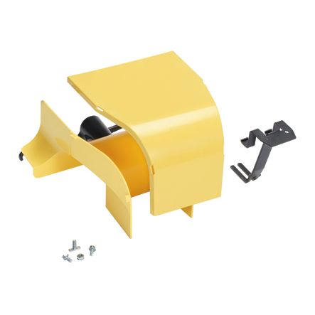 Panduit FRSPJ4X4YL | FiberRunner Spill-Over Fitting, 4x4, Yellow