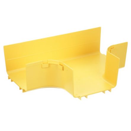 Panduit FRT6X4YL | FiberRunner Horizontal Tee, 6x4, Yellow