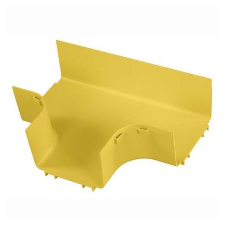 Panduit FRT6X4YL | FiberRunner Horizontal Tee, 6x4, Yellow