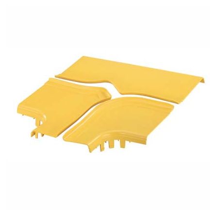 Panduit FRTSC12W6YL | FiberRunner Tee Fitting Cover