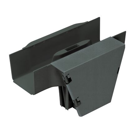 Panduit FRVT4X4LBL | FIBERRUNNER VERTICAL TEE