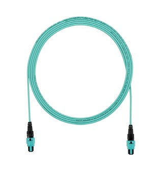 Panduit FRZTP77Y001F056 | OM4 12 Fiber Inter Connect Plenum MPO Female / MPO Female Polarity B Optimized 56 Feet