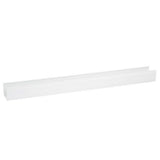 Panduit FS2X2WH6NM Solid Raceway, PVC, 2 in. X 2 in. X 6 FT., White, No Mounting Holes, Cover Sold Separately