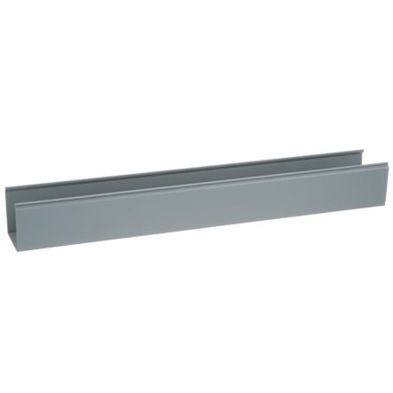 Panduit FS3X3LG6NM Solid Raceway, PVC, 3";X3";X6’;L, Light Gray, No Mounting Holes
