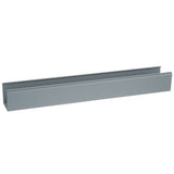 Panduit FS3X3LG6NM Solid Raceway, PVC, 3";X3";X6’;L, Light Gray, No Mounting Holes