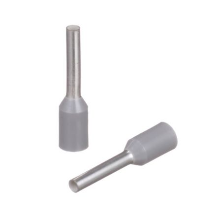 Panduit FSD76-8-D | Pan-Term Fsd76-8-D Single Wire Ferrule, Gray, 8Mm Pin L, Pk500