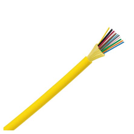 Panduit FSDR912Y | 12-Fiber Single-mode Riser Distribution Cable, Non-Ribbon