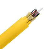 Panduit FSDR948Y | Distribution Cable, Tight Buffered, Riser Rated, 48-Fibers, OS2 9/125um Single-mode Fiber, Non-Ribbon, Yellow Jacket