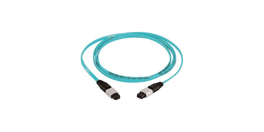 Panduit FX12D5-5F16Y | 16 ft, 12Fiber 10 gig Flat Ribbon Plenum Rated Female MTP, Female MTP Interconnect Cable Assemblies