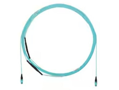 Panduit FYZUP77Y005F040 | 24-fiber Panmpo-f Type B OM4 OFNP Plenum Indoor Small Diameter Trunk Cable with Pulling Eye, 40ft