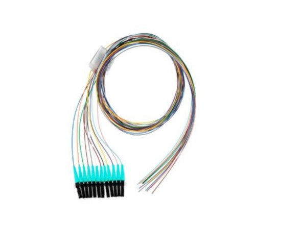 Panduit FZTBN1NNNSZM001 | Opti-Core 12f, OM4, LC Simplex to 12F Pigtail, No Jacket, 1m
