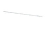 Panduit G.5X5WH6 | Slotted Wiring Duct, PVC, 0.5" x 0.5" x 6 ft, White