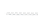 Panduit G.5X5WH6 | Slotted Wiring Duct, PVC, 0.5" x 0.5" x 6 ft, White