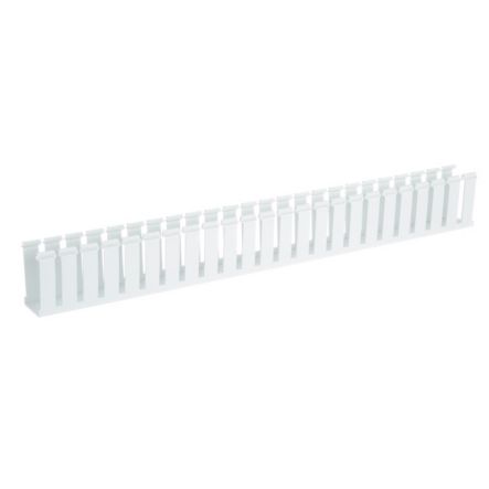 Panduit G1.5X3WH6 Slotted Duct, PVC, 1.5";X3";X 6 FT. Long, White, Base and Covers Sold Separately