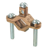 Panduit GPC2-1-Q | Structured Ground Grd Clamp, Bronze/Zinc Plated Steel, PK25