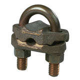 Panduit GPL-34-3 | StructuredGround GPL-34-3 Bronze Grounding Clamp, U-Bolt, single cable