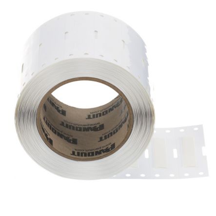 Panduit H200X044H1T | H200X044H1T Heatshrink, Po, White, Mil Grade, 500 Lbls, Tt, 0.44"X2"