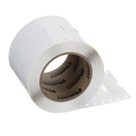 Panduit H200X044H1T | H200X044H1T Heatshrink, Po, White, Mil Grade, 500 Lbls, Tt, 0.44"X2"