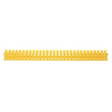 Panduit H2X2YL6 Channel, Hinged, Slotted Wall, 2"; x 2"; (50mm x 50mm), 6 FT., FiberRunner, Yellow