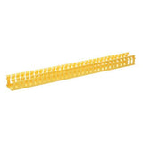 Panduit H2X2YL6 Channel, Hinged, Slotted Wall, 2"; x 2"; (50mm x 50mm), 6 FT., FiberRunner, Yellow
