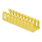 Panduit H2X2YL6 Channel, Hinged, Slotted Wall, 2"; x 2"; (50mm x 50mm), 6 FT., FiberRunner, Yellow