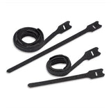 Panduit HLTP2I-X0 | Hook And Loop Tie, Plenum Loop Style, 8.0";L (203mm), .50";W (12.7mm), Black, Pack of 10