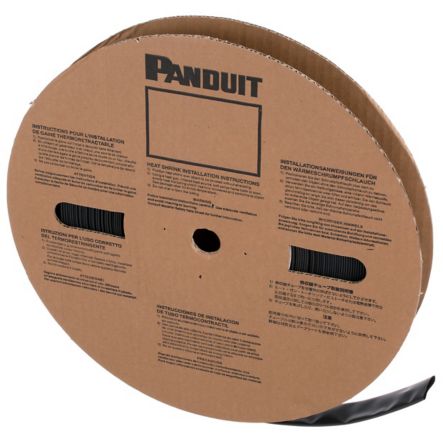 Panduit HSTT50-CC | Heat Shrink Thin, .50";(12.7mm) Diameter, Clear, 100 FT. Reel