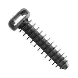 Panduit HVMPM-08-C0 | Hyper-V HVMPM-08-C0 Cable Tie Mount, Blk, UV PA 6.6, Fir Tree, 0.54x.47", PK100