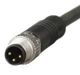 Panduit ICA3E35P2BL10M | Industrialnet M8 3-Pin A-Code, Female To Unterminated, Pur Jacket, Black, 10 Meters