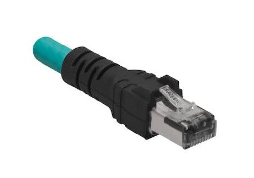 Panduit ICD14T1NTL4M | Industrial D-Code M12 Male Connector-To-Rj45 Plug, CAT 5E, Shielded, 600V Rated, Tl